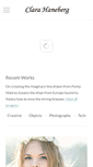 Mobile Screenshot of clarahaneberg.com
